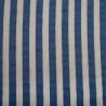 Seersucker TOM Cremeweiß / Jeansblau